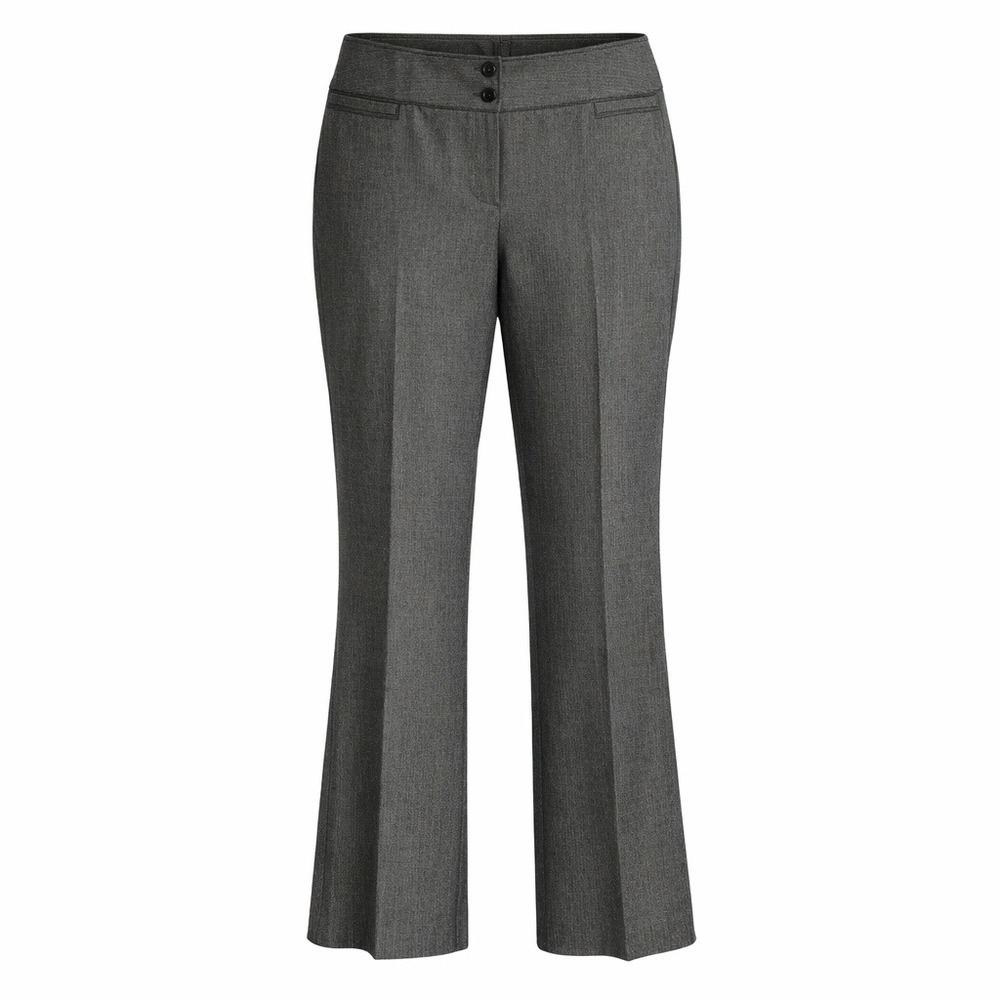 APT 9 Maxwell Women's Gray Herringbone Bootcut Dress Pants‎ Size 10